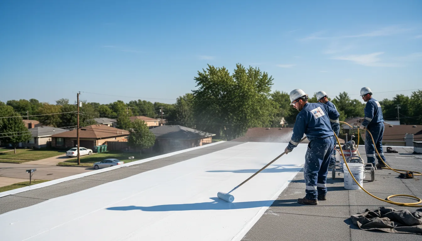 Commercial roof coating in Viking, MN near me